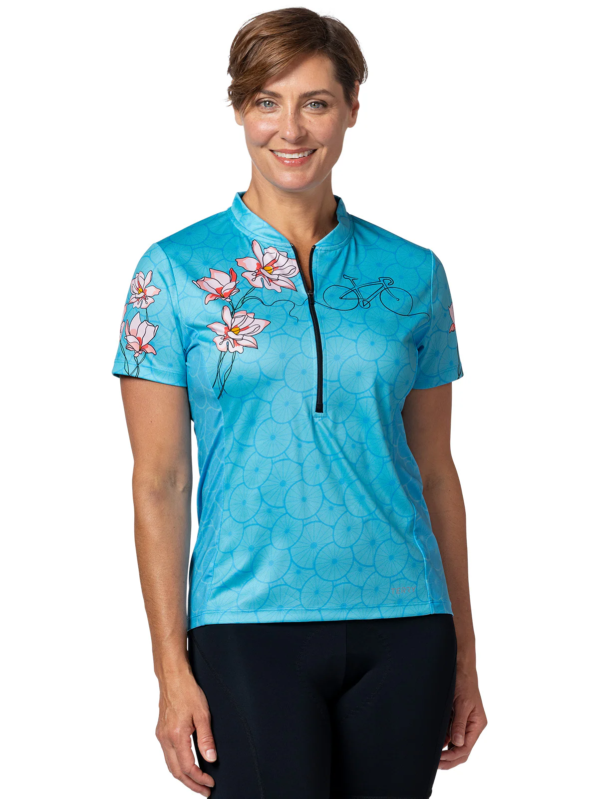 Breakaway Mesh Short Sleeve Bike Jersey Plus - Image 7