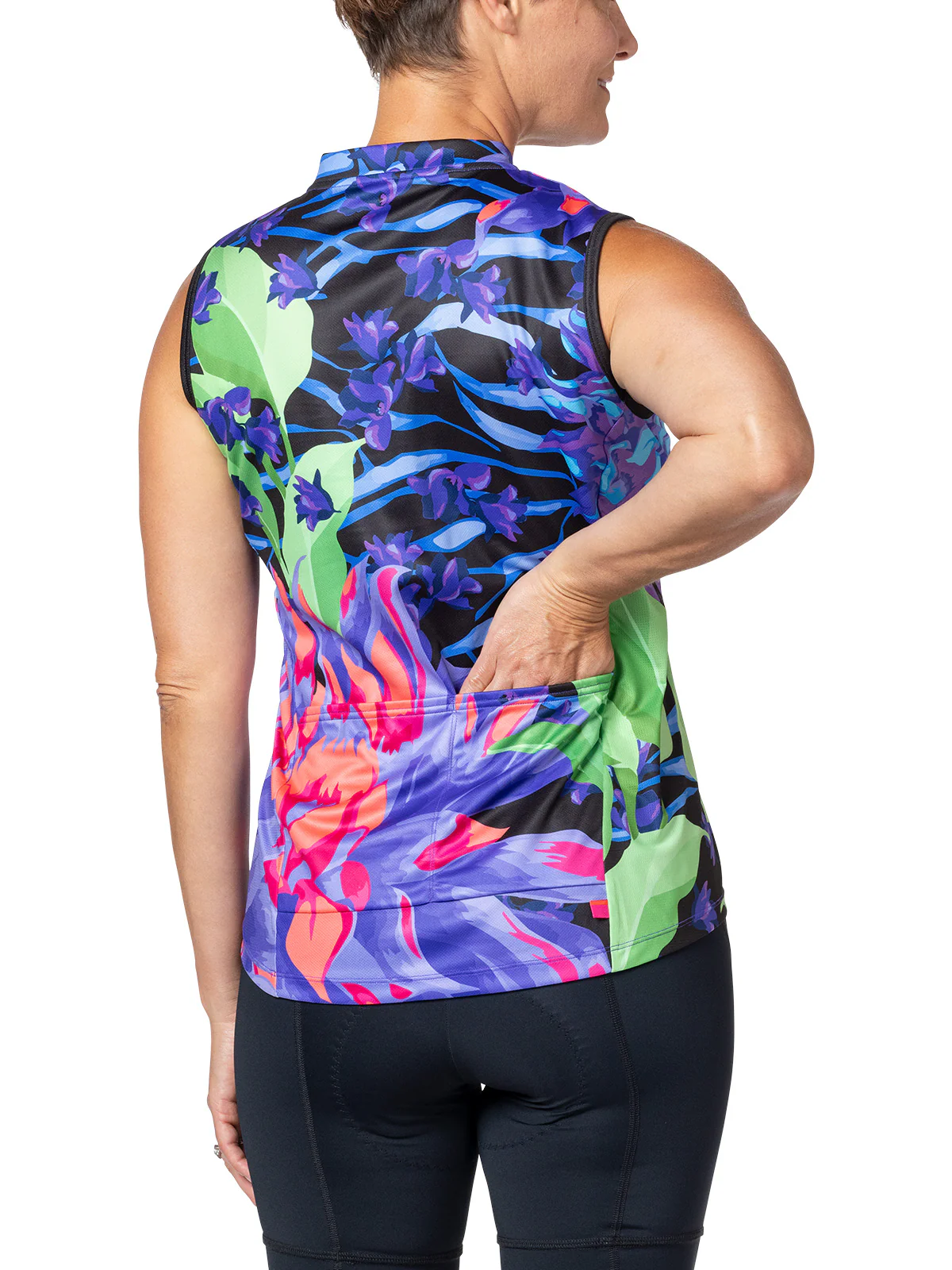 Breakaway Mesh Sleeveless Bike Jersey - Image 23