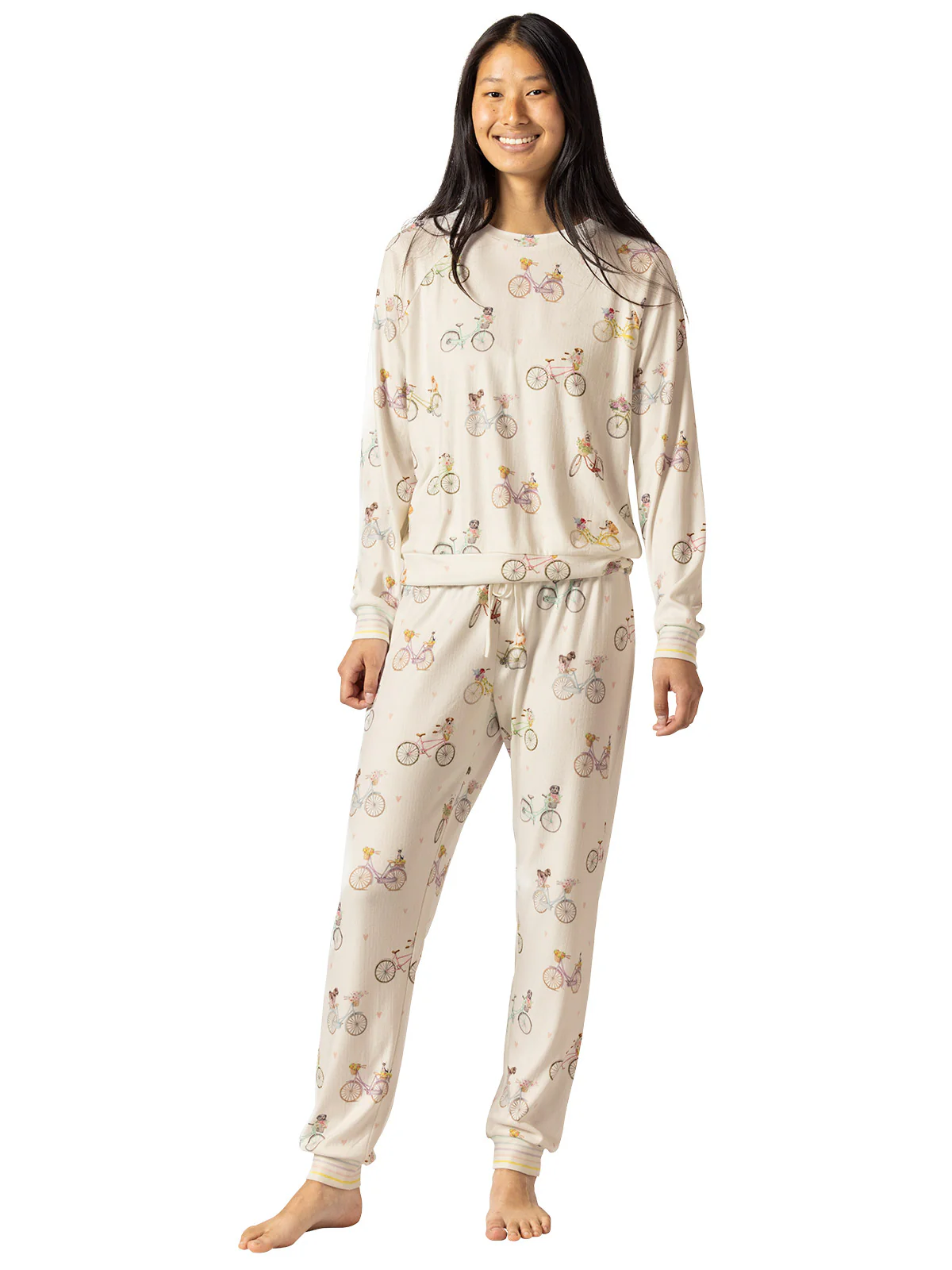 Floral Market L/S PJ Top - Image 2