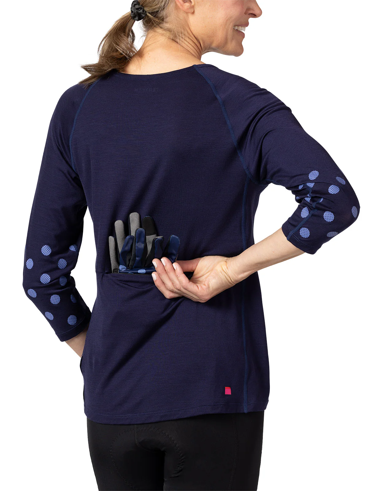 Merino 3/4 Sleeve Bike Top - Image 8