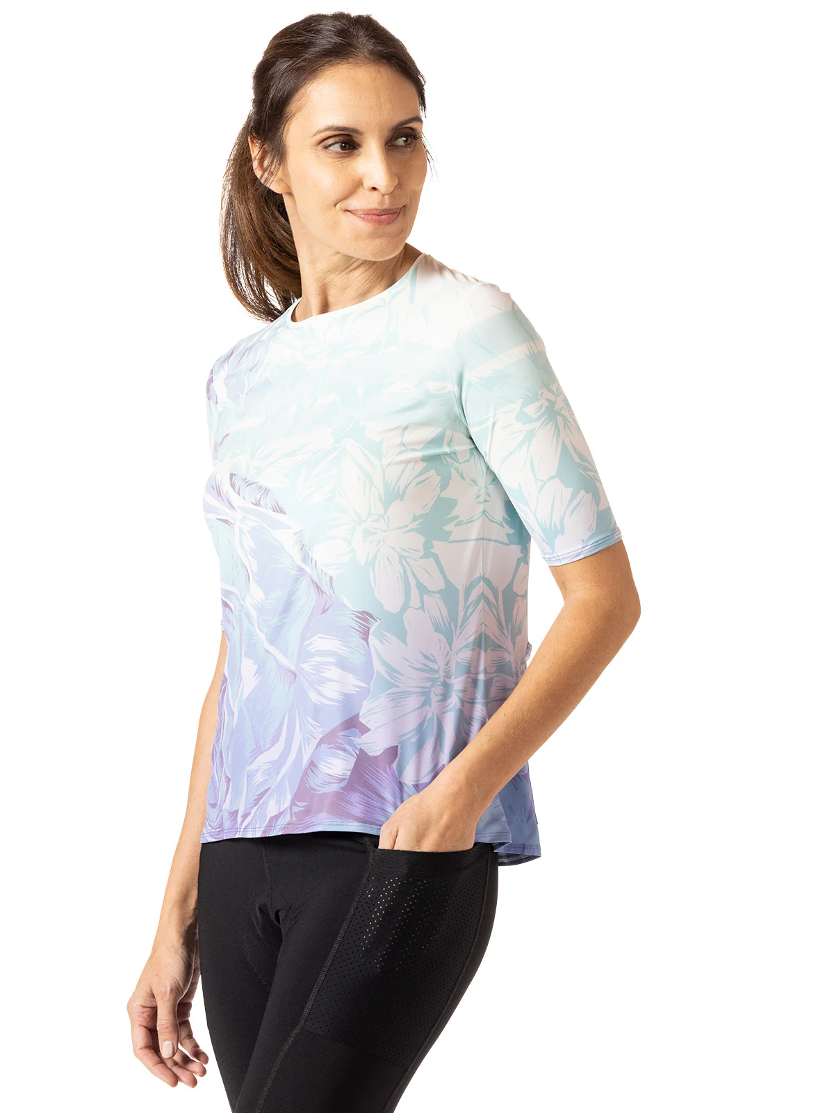 Soleil Flow Short Sleeve Bike Top - Image 13
