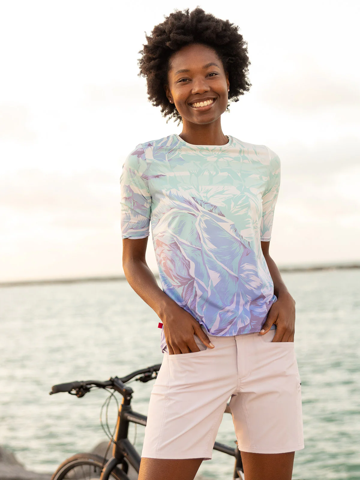 Soleil Flow Short Sleeve Bike Top - Image 15