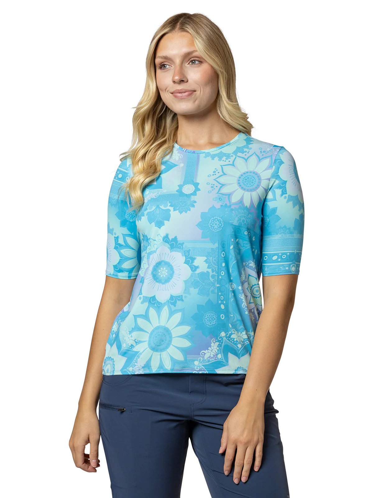 Soleil Flow Short Sleeve Bike Top - Image 15