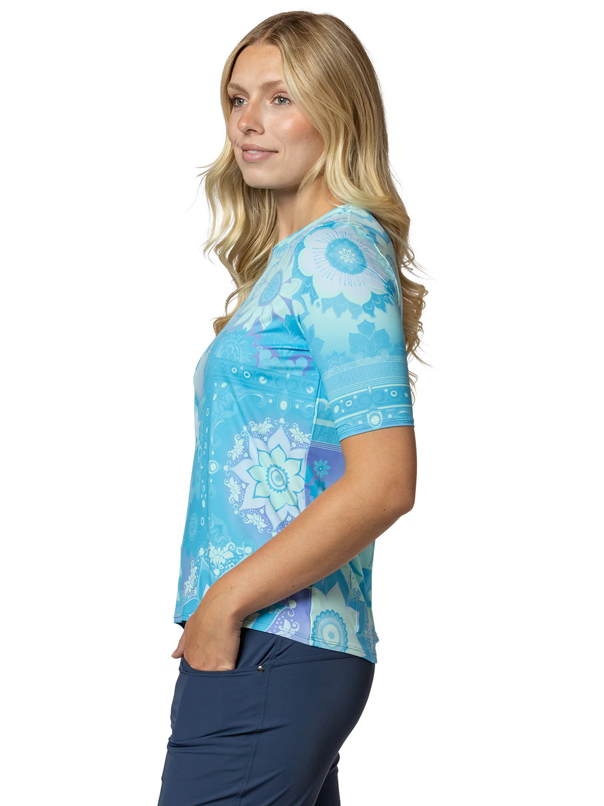 Soleil Flow Short Sleeve Bike Top - Image 17