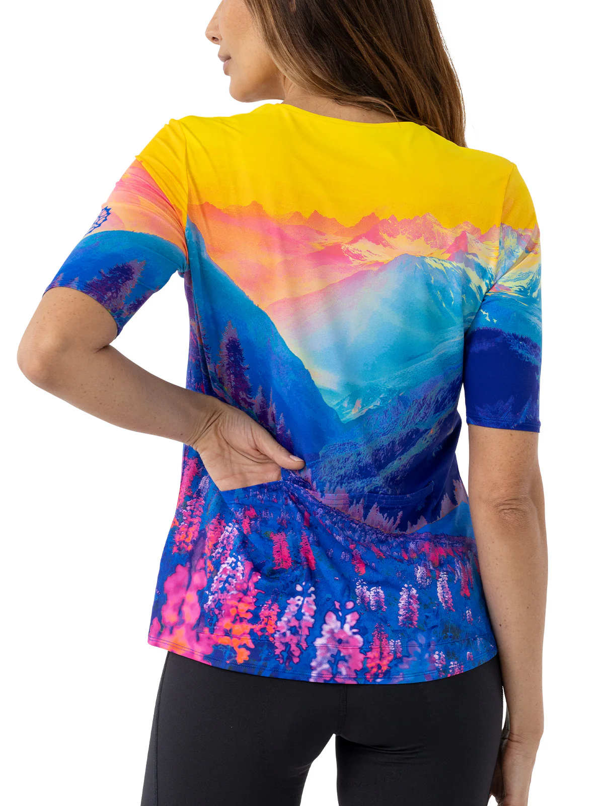 Soleil Flow Short Sleeve Bike Top - Image 5