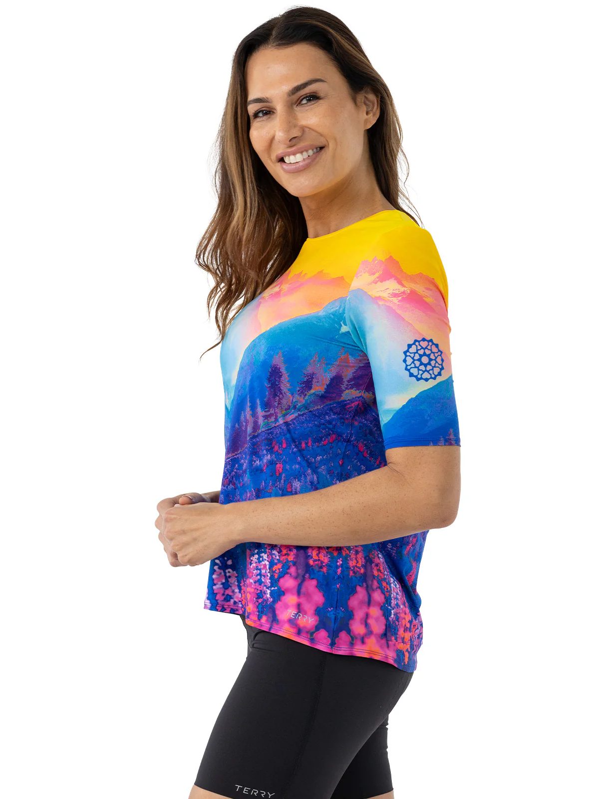 Soleil Flow Short Sleeve Bike Top - Image 6