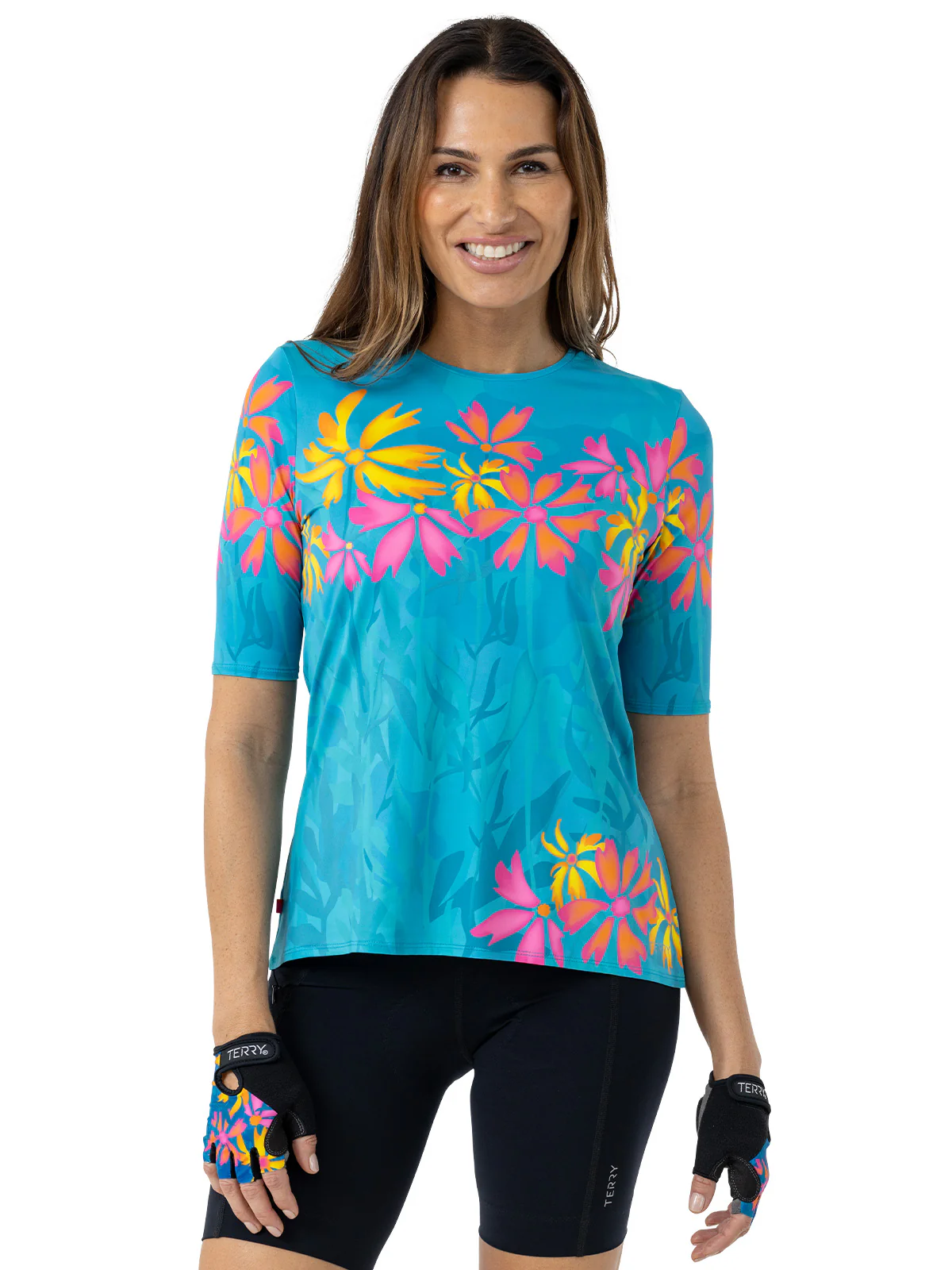 Soleil Flow Short Sleeve Bike Top - Image 8