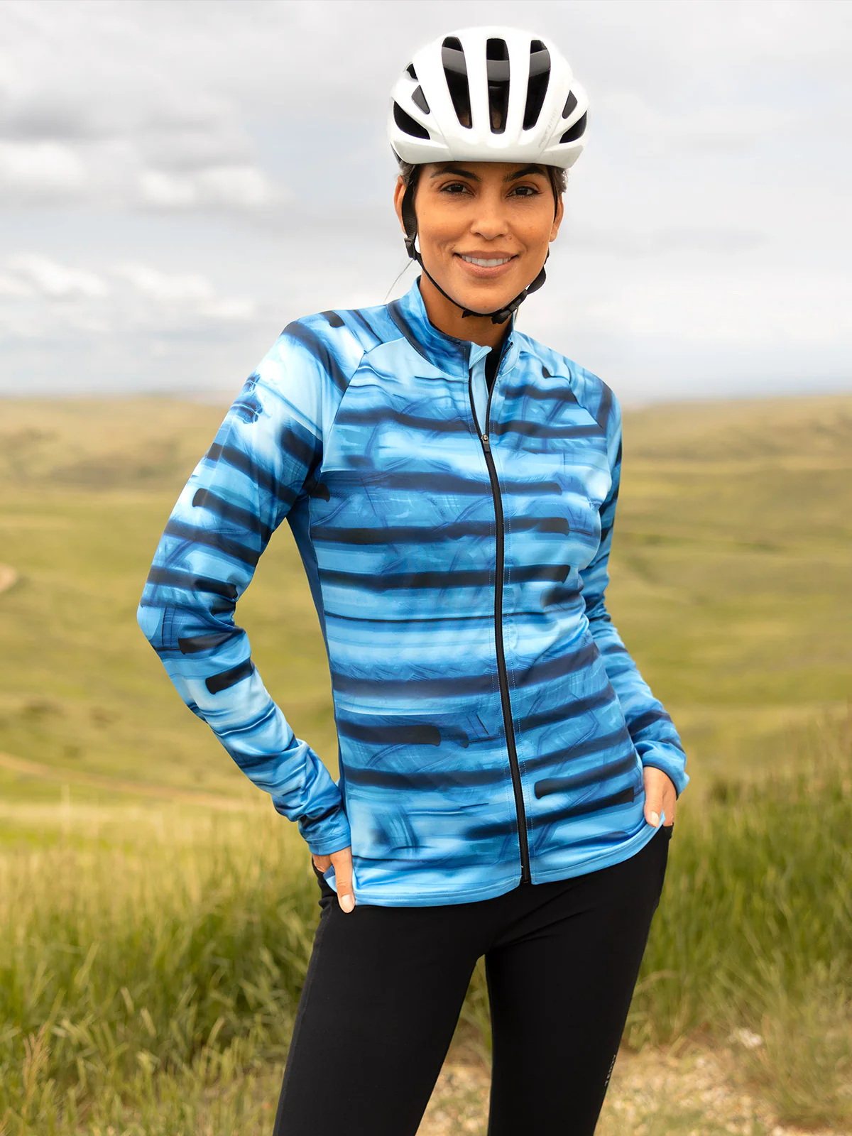 Thermal Full Zip Bike Jersey - Image 12
