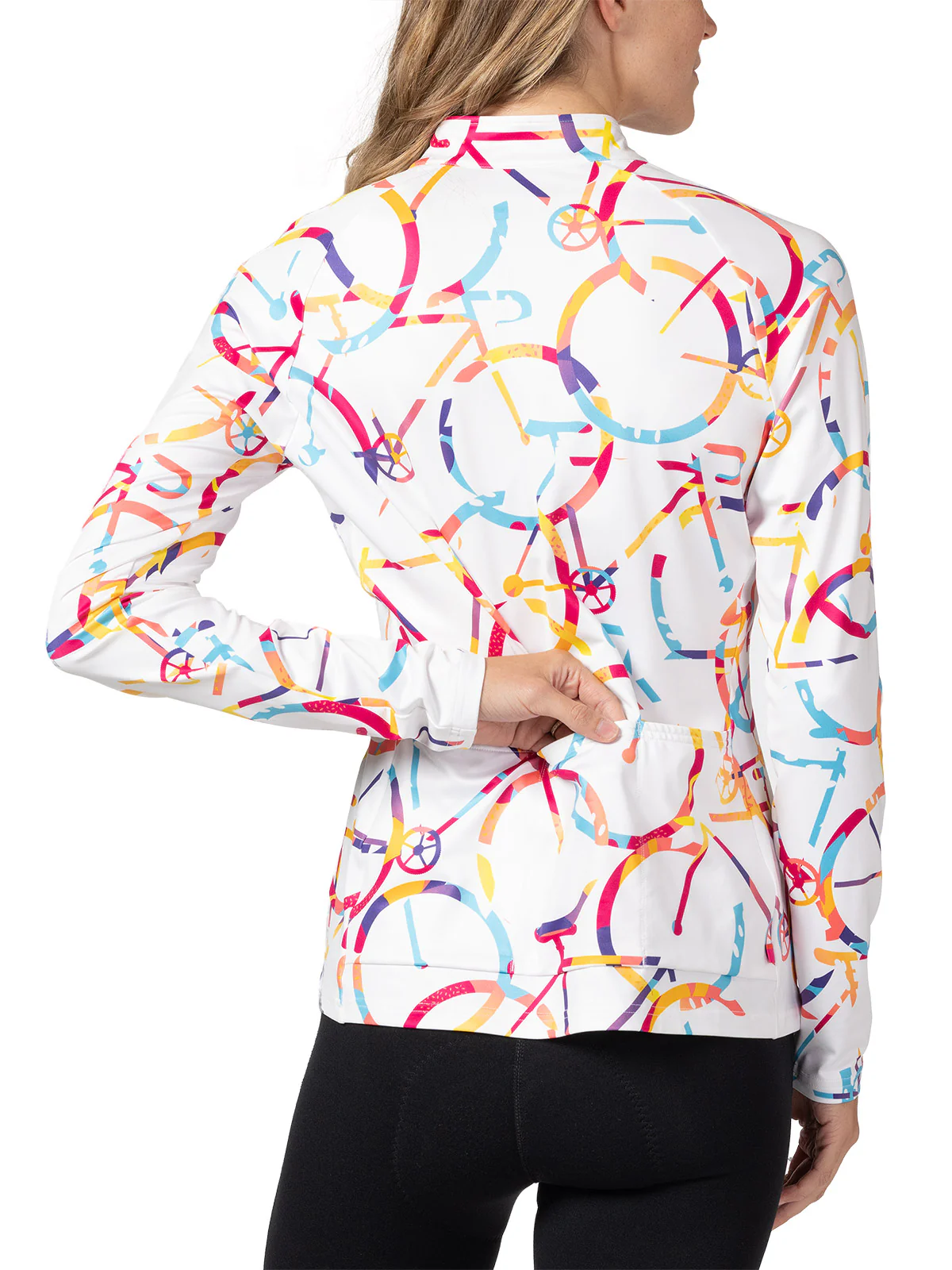 Thermal Full Zip Bike Jersey - Image 2